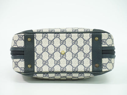 GUCCI GGスプリーム ハンドバッグ ネイビー