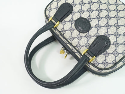 GUCCI GGスプリーム ハンドバッグ ネイビー