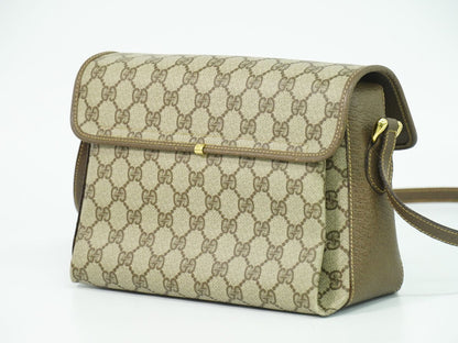 GUCCI オールドグッチ GGスプリーム ショルダーバッグ ベージュ ブラウン