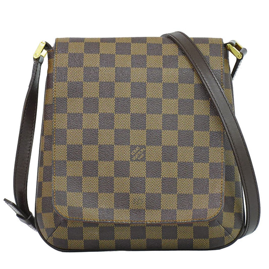 LOUIS VUITTON ミュゼット サルサ ロング ダミエ エベヌ ショルダーバッグ N51300