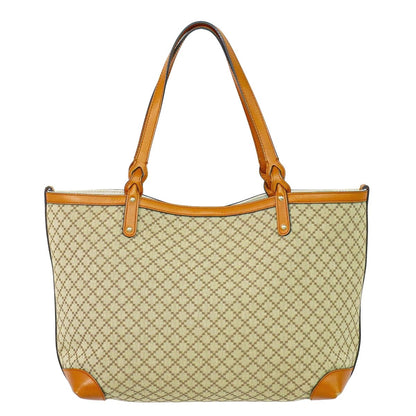 GUCCI ディアマンテ トートバッグ ベージュ オレンジ 247209