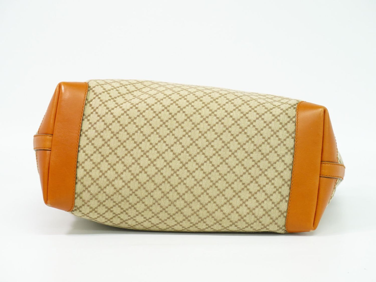 GUCCI ディアマンテ トートバッグ ベージュ オレンジ 247209
