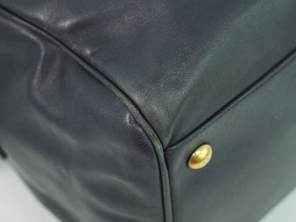 SAINT LAURENT クラシック ダッフル 2WAY ショルダーバッグ ネイビー 322049