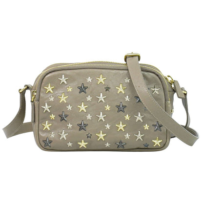 JIMMY CHOO スタースタッズ ショルダーバッグ グレージュ