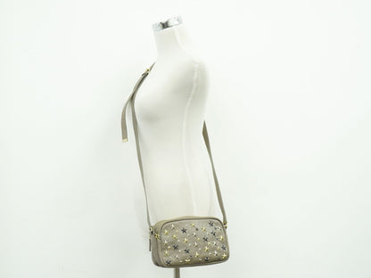 JIMMY CHOO スタースタッズ ショルダーバッグ グレージュ