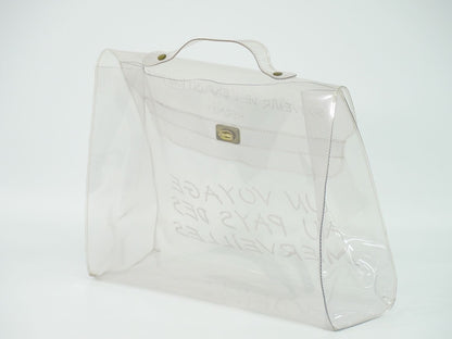 HERMES ビニールケリー 不思議の国 エルメスへの旅展 限定 ハンドバッグ クリア