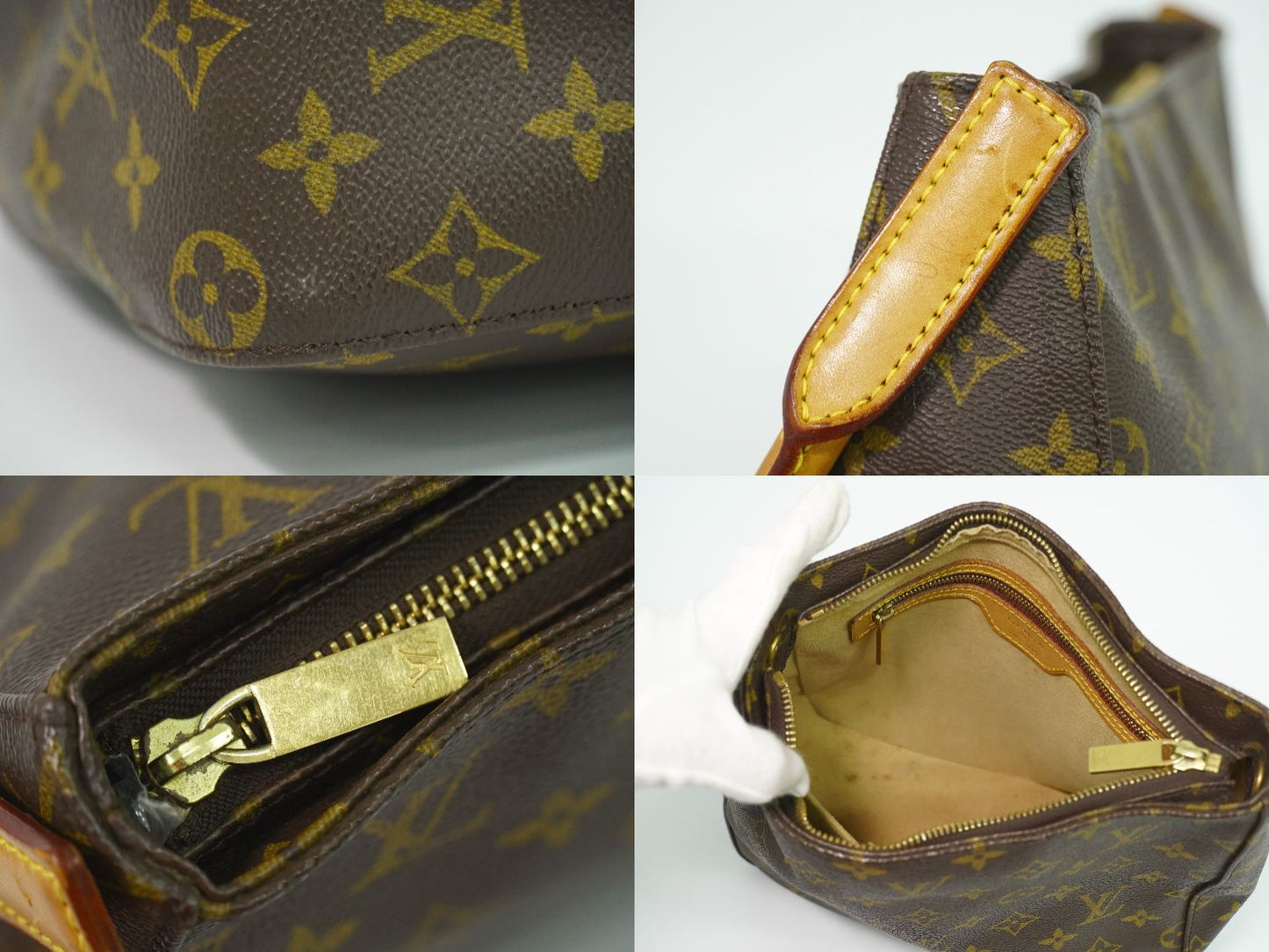 LOUIS VUITTON ルーピング MM モノグラム ショルダーバッグ M51146