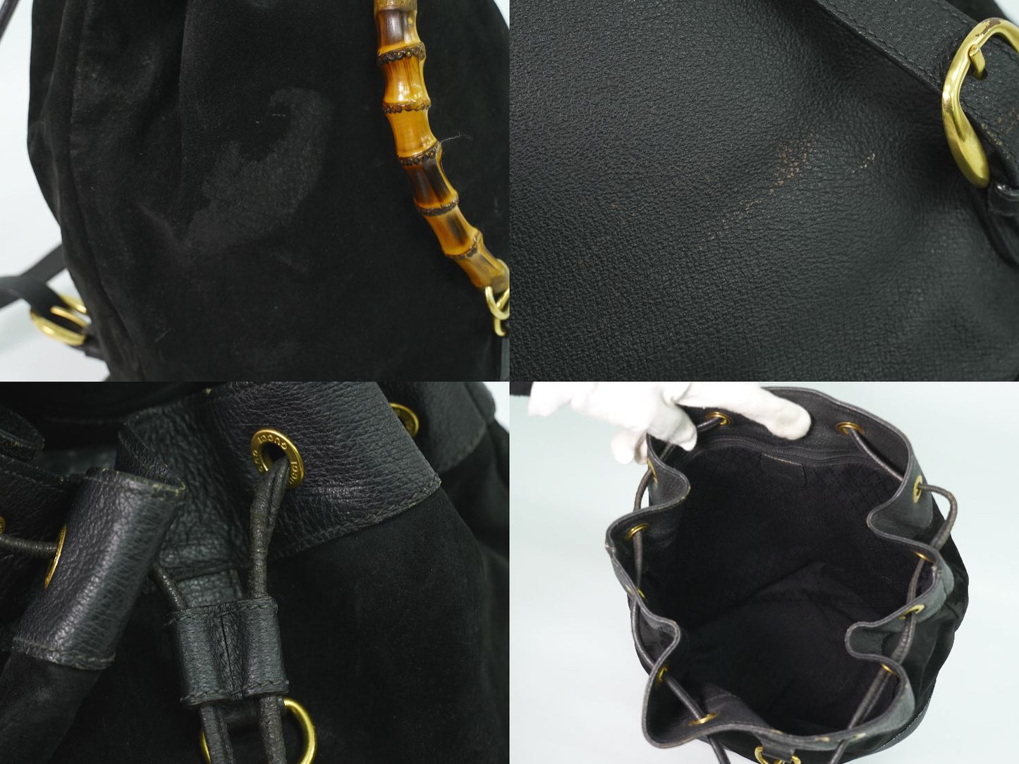 GUCCI バンブー リュックサック ブラック