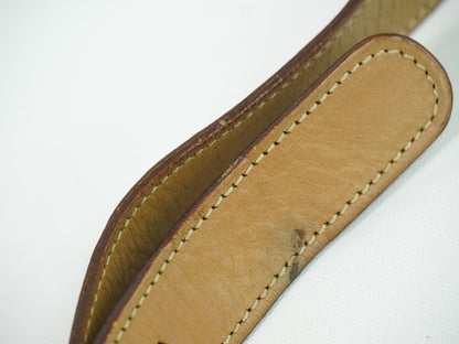 CELINE マカダム ショルダーバッグ ブラウン