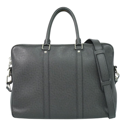 LOUIS VUITTON ポルトドキュマン ヴォワヤージュ タイガ レザー 2WAY ビジネスバッグ アルドワーズ M30638
