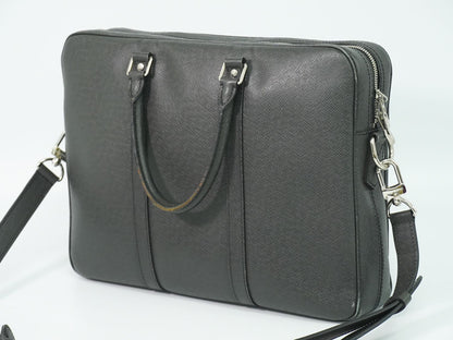 LOUIS VUITTON ポルトドキュマン ヴォワヤージュ タイガ レザー 2WAY ビジネスバッグ アルドワーズ M30638
