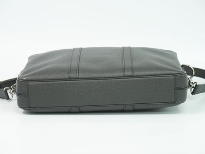 LOUIS VUITTON ポルトドキュマン ヴォワヤージュ タイガ レザー 2WAY ビジネスバッグ アルドワーズ M30638