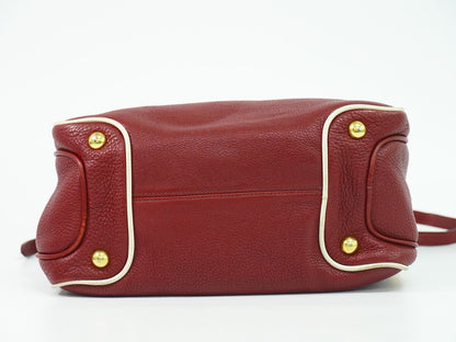 MIU MIU 2WAY ショルダーバッグ レッド