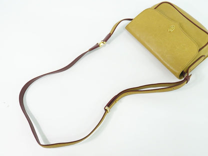 Cartier マストライン ショルダーバッグ マスタードイエロー
