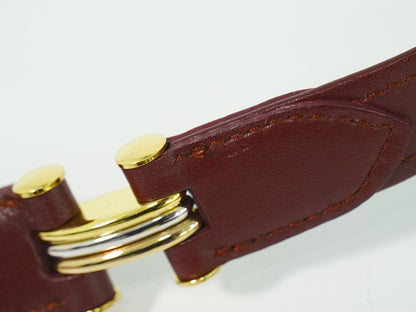 Cartier マストライン ショルダーバッグ マスタードイエロー