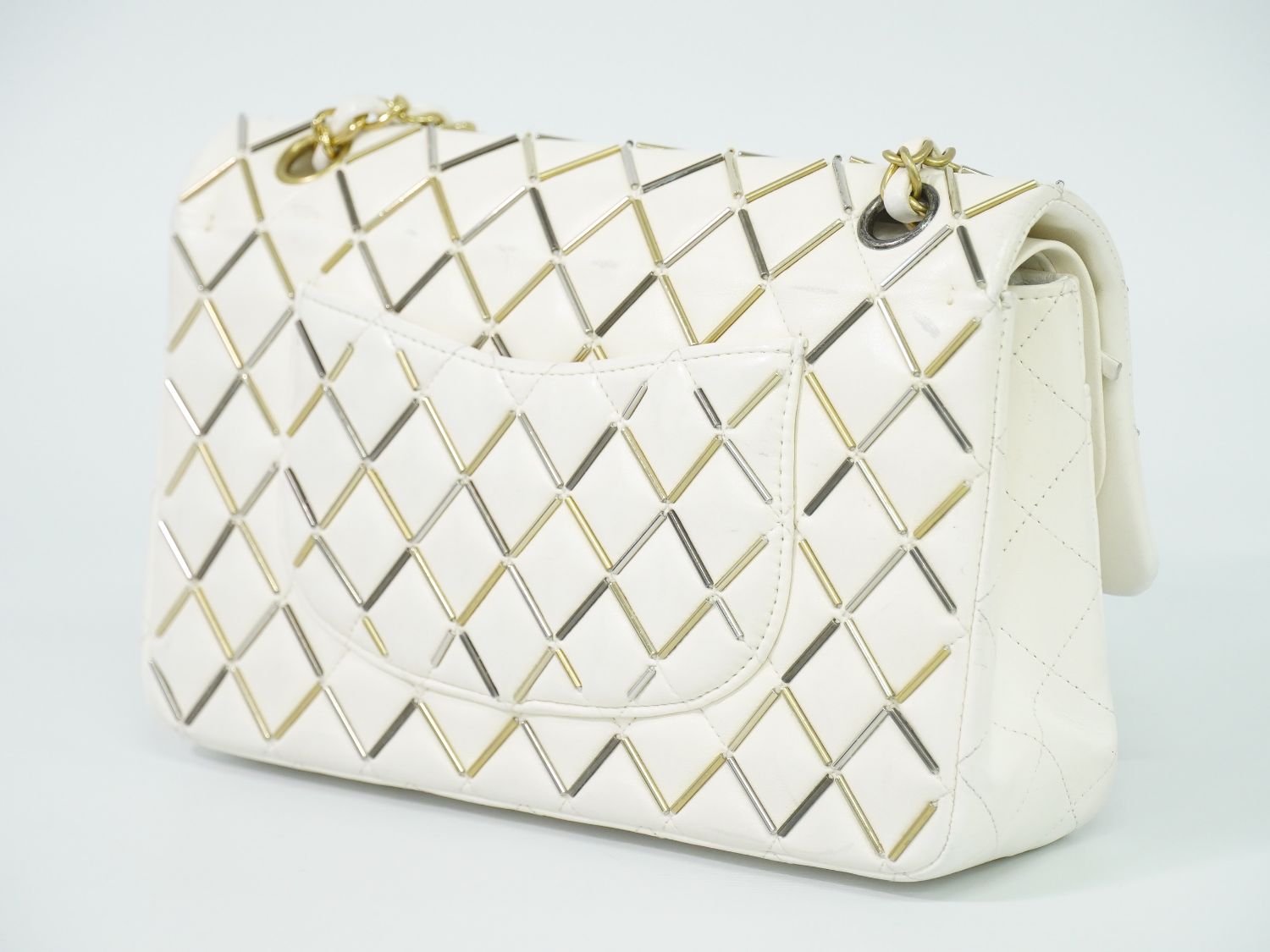 CHANEL ココマーク マトラッセ ダブルフラップ チェーン ショルダー