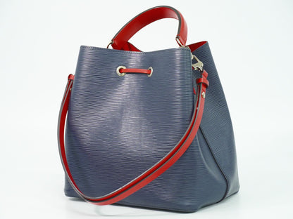 LOUIS VUITTON ネオノエ エピ レザー 2WAY ショルダーバッグ アンディゴブルー M54367