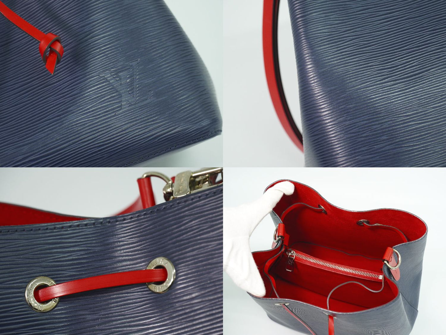 LOUIS VUITTON ネオノエ エピ レザー 2WAY ショルダーバッグ アンディゴブルー M54367