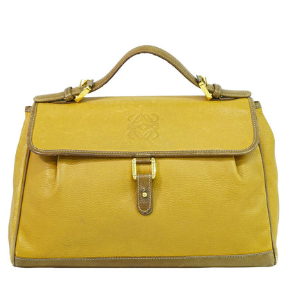 LOEWE アナグラム ハンドバッグ ライトブラウン