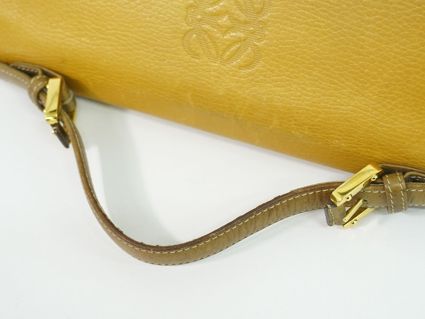 LOEWE アナグラム ハンドバッグ ライトブラウン