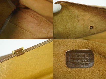 LOEWE アナグラム ハンドバッグ ライトブラウン