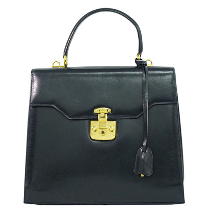 GUCCI レディロック ハンドバッグ ネイビー