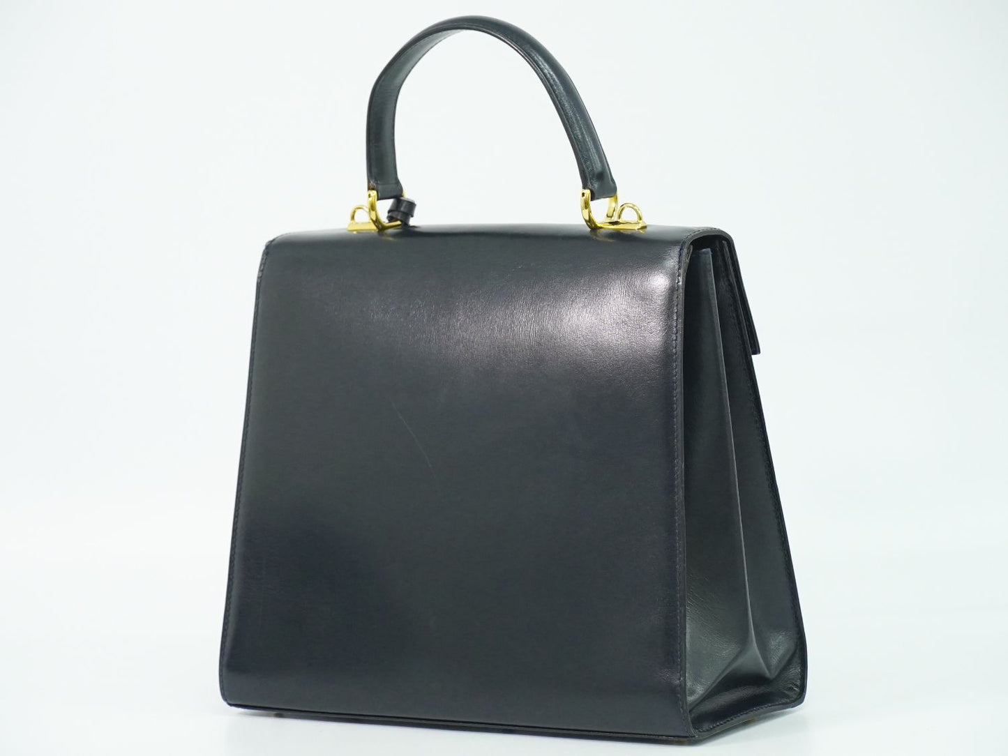 GUCCI レディロック ハンドバッグ ネイビー