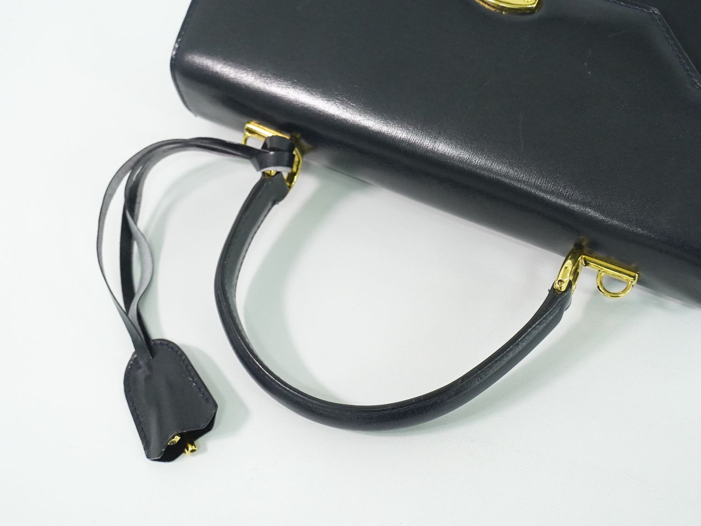 GUCCI レディロック ハンドバッグ ネイビー