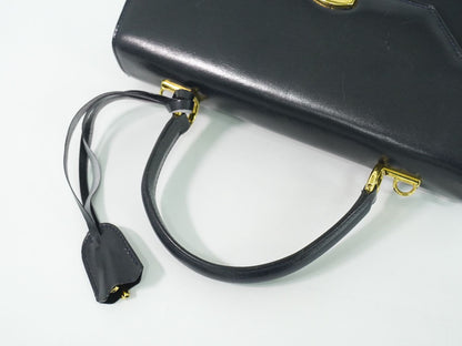GUCCI レディロック ハンドバッグ ネイビー