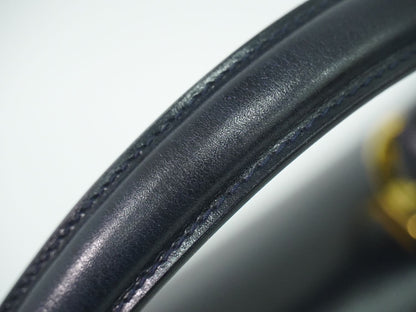 GUCCI レディロック ハンドバッグ ネイビー