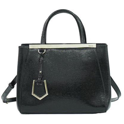 FENDI プチ トゥージュール 2WAY ショルダーバッグ ブラック 8BH253