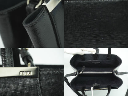 FENDI プチ トゥージュール 2WAY ショルダーバッグ ブラック 8BH253