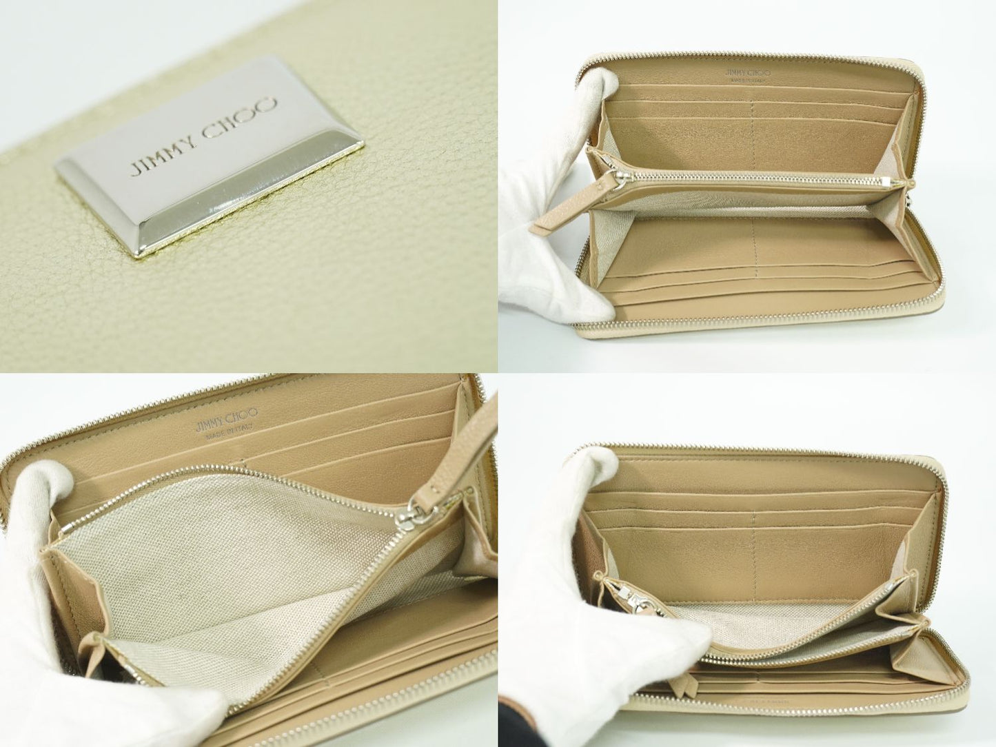 JIMMY CHOO 長財布 ゴールド