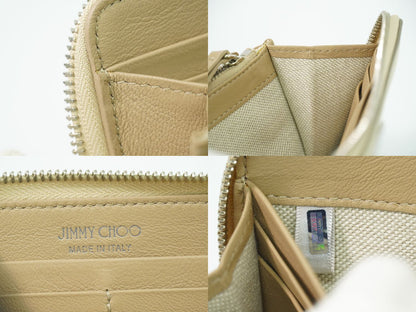 JIMMY CHOO 長財布 ゴールド