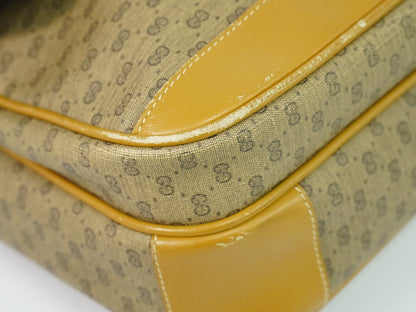 GUCCI マイクロGG ショルダーバッグ ブラウン