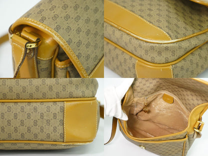 GUCCI マイクロGG ショルダーバッグ ブラウン
