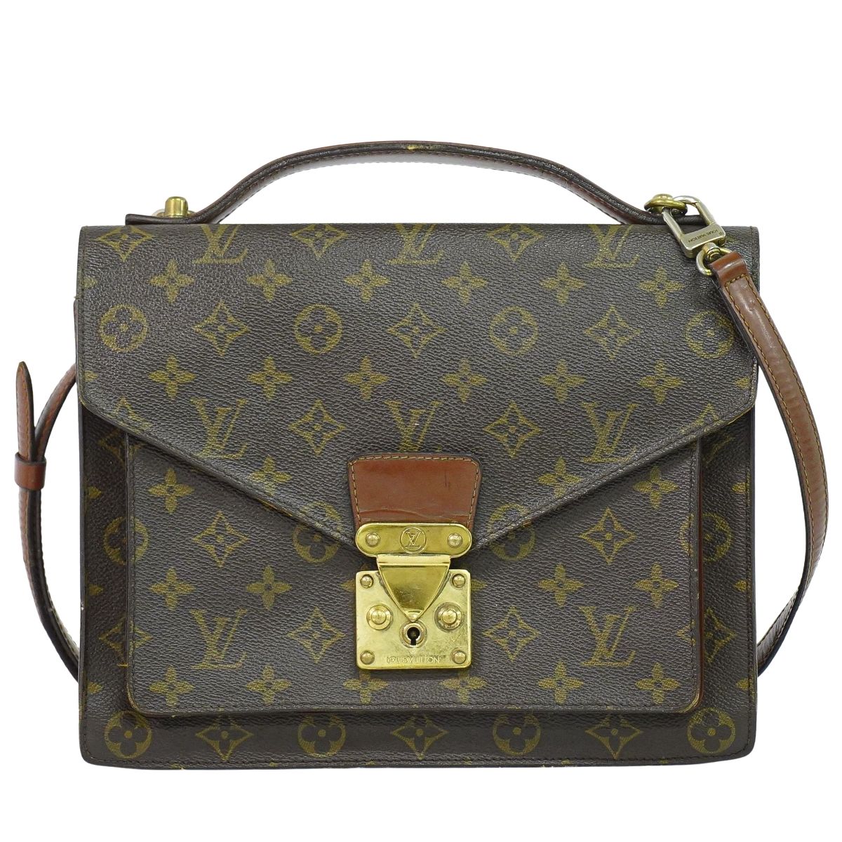 LOUIS VUITTON モンソー モノグラム 2WAY ショルダーバッグ M51185