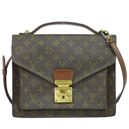 LOUIS VUITTON モンソー モノグラム 2WAY ショルダーバッグ M51185