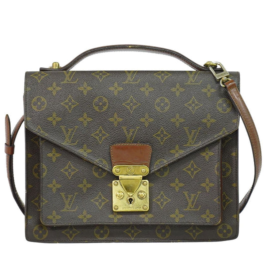LOUIS VUITTON モンソー モノグラム 2WAY ショルダーバッグ M51185