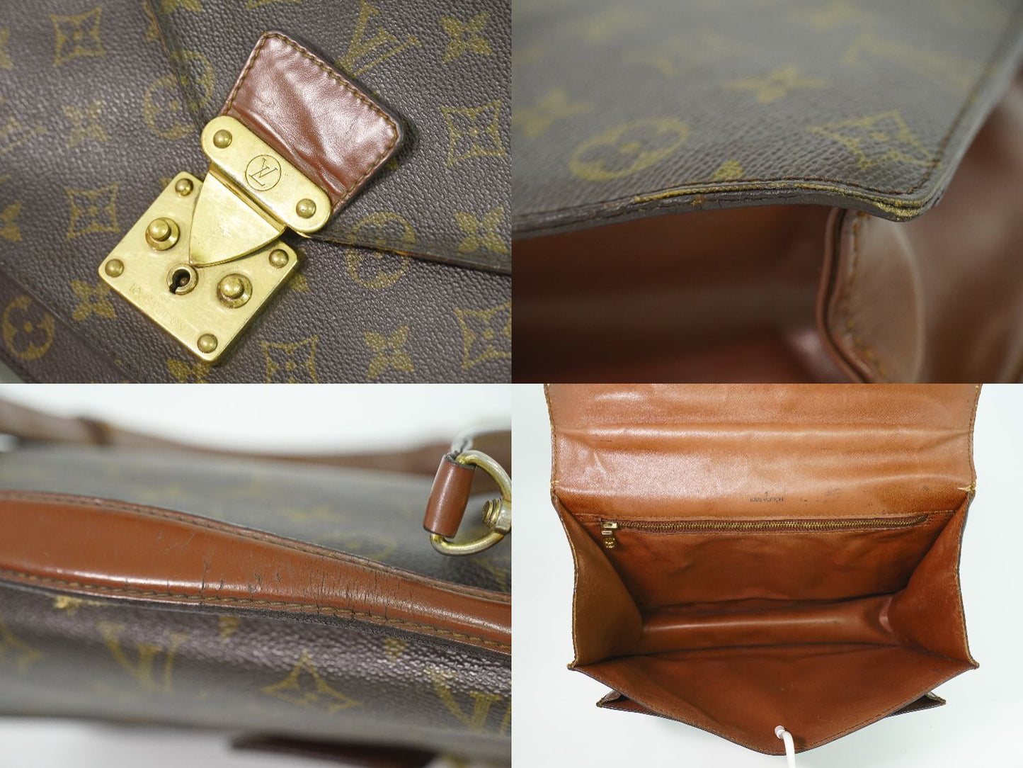 LOUIS VUITTON モンソー モノグラム 2WAY ショルダーバッグ M51185