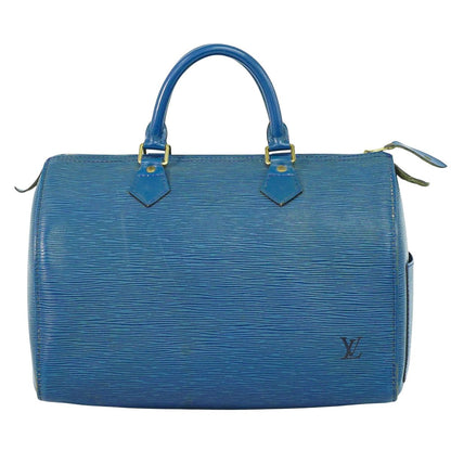 LOUIS VUITTON スピーディ 30 エピ レザー ミニ ボストンバッグ トレドブルー M43005