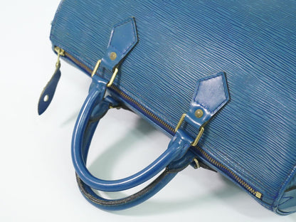 LOUIS VUITTON スピーディ 30 エピ レザー ミニ ボストンバッグ トレドブルー M43005