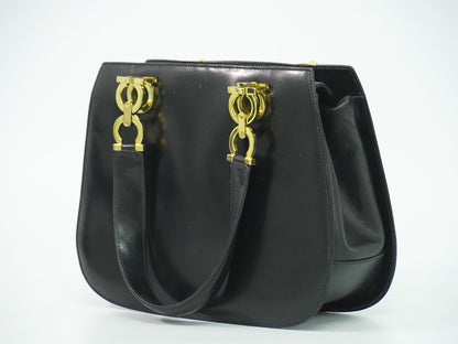 Salvatore Ferragamo Gancini Leather Handbag
