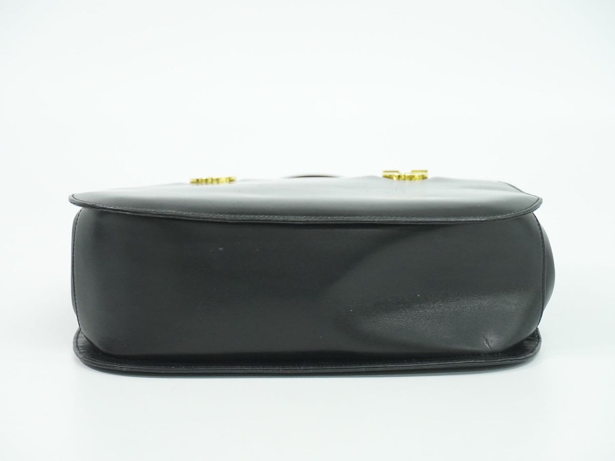 Salvatore Ferragamo Gancini Leather Handbag