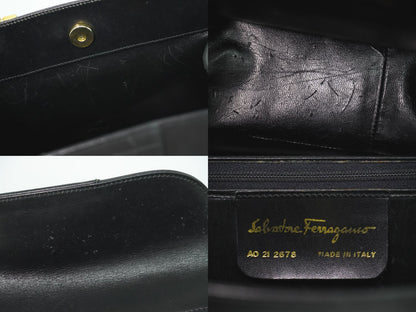 Salvatore Ferragamo Gancini Leather Handbag