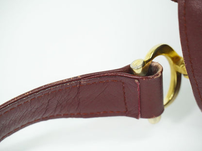 Cartier マストライン ショルダーバッグ ボルドー