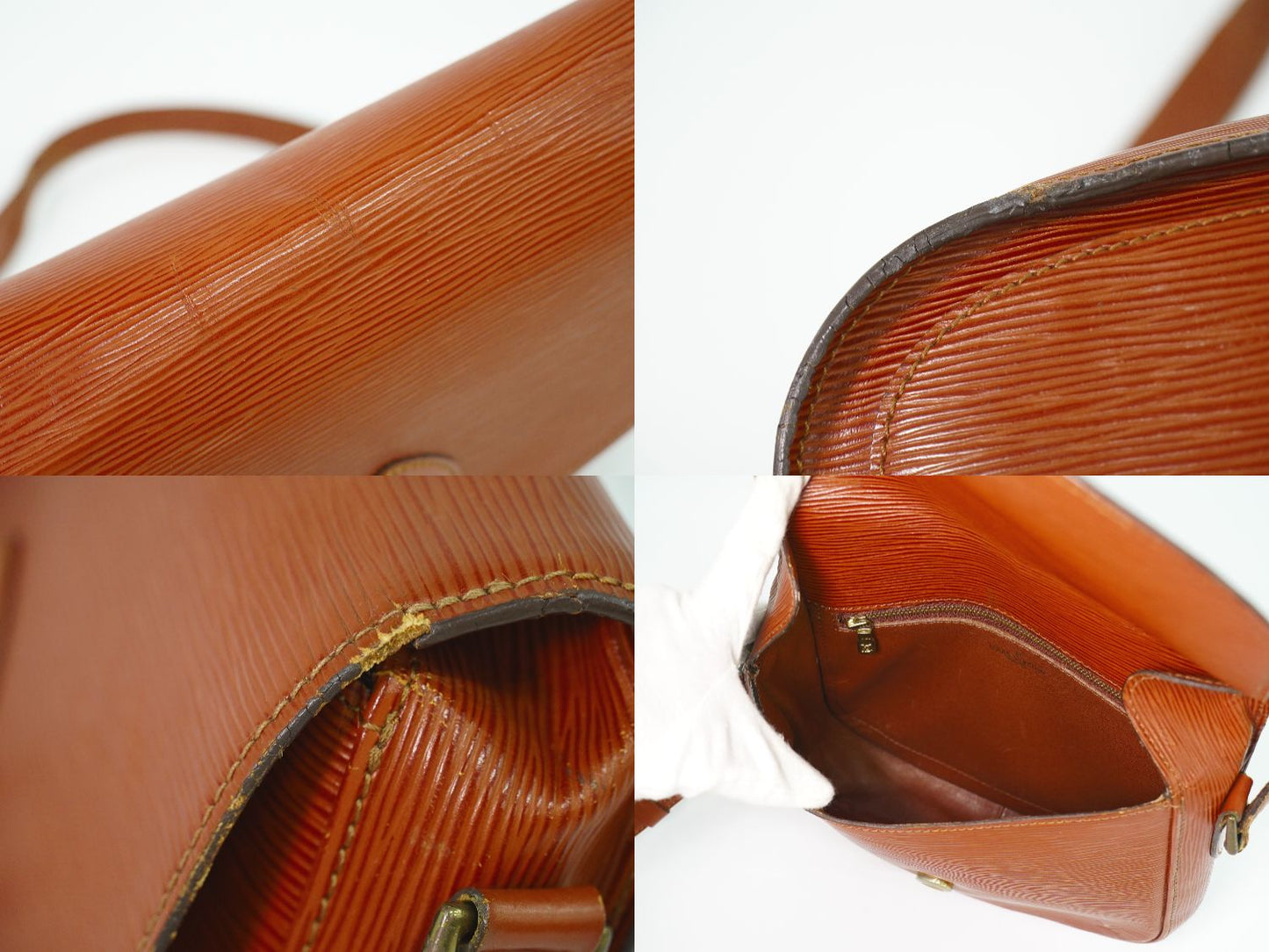LOUIS VUITTON サンクルー エピ レザー ショルダーバッグ ケニアブラウン M52193