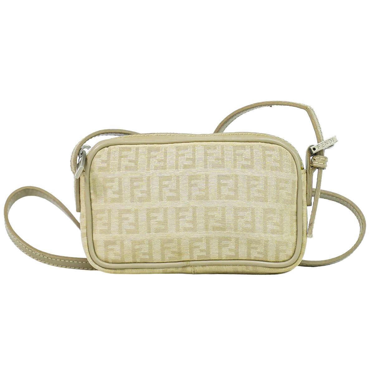 FENDI ズッキーノ ショルダーバッグ ベージュ 8BT029