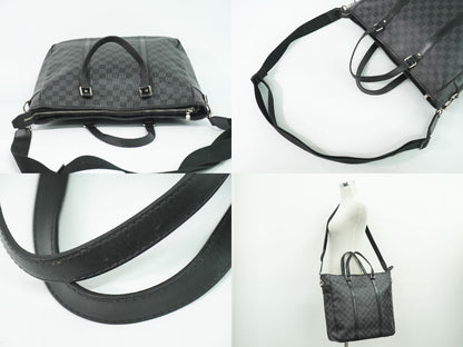 LOUIS VUITTON タダオ ダミエ グラフィット 2WAY ビジネスバッグ N51192