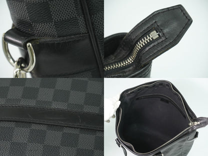 LOUIS VUITTON タダオ ダミエ グラフィット 2WAY ビジネスバッグ N51192